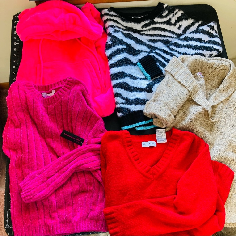 Women's XS/Small Bundle Lot of 5 Sweaters